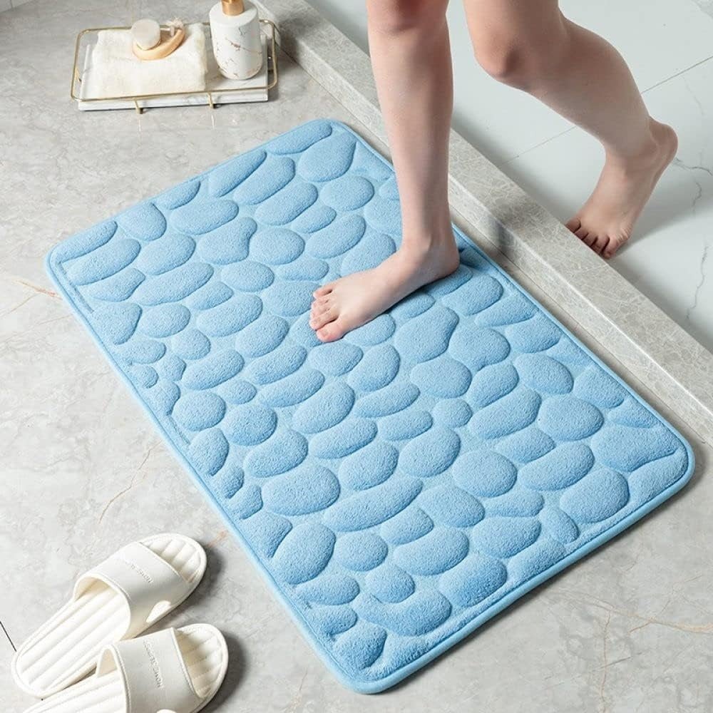 Tapis Absorbant Antidérapant en Coton Doux Unisexe