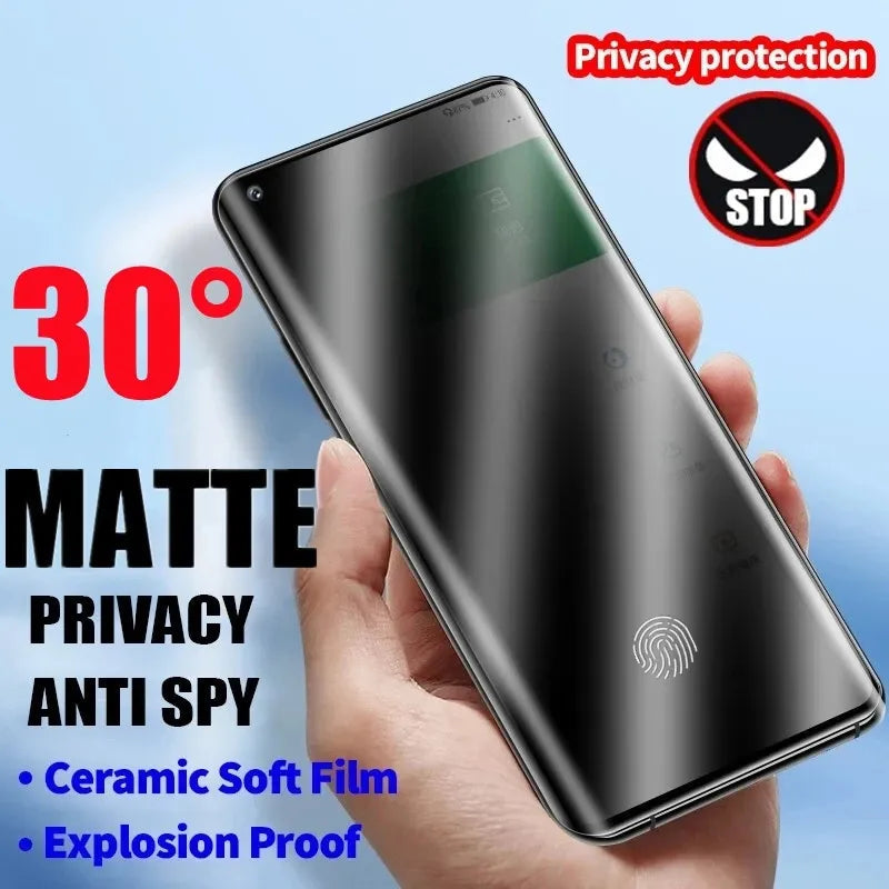 Écran Protégé Anti-Regard pour Samsung | Verre Céramique Résistant - Foivo