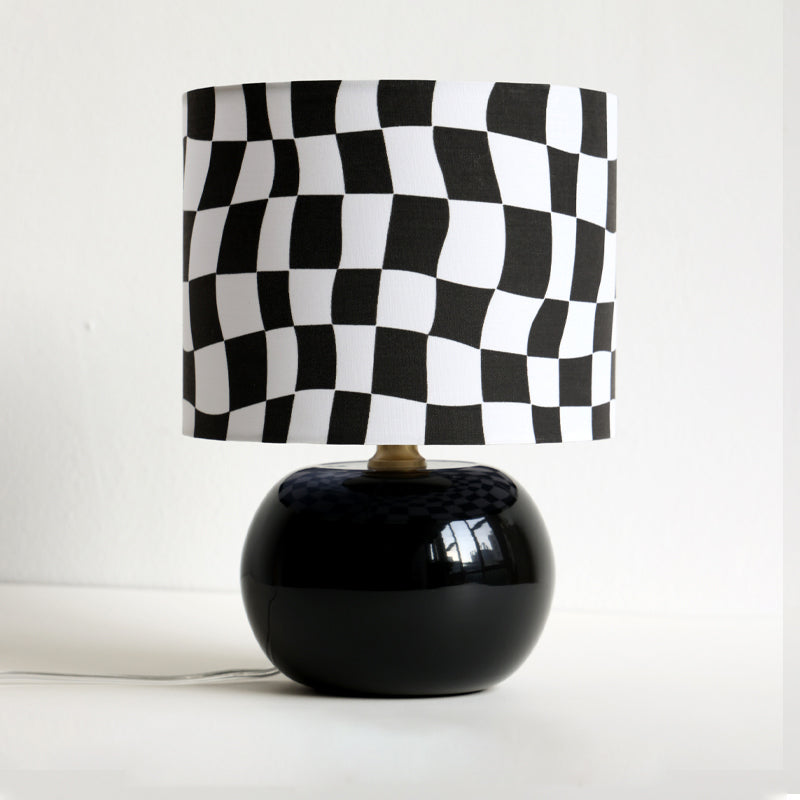 Lampe de Table Moderne en Verre et Métal