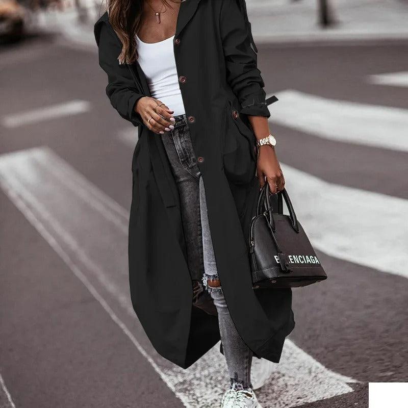 Manteau de Pluie Élégant pour Femme | Léger et Imperméable pour Printemps