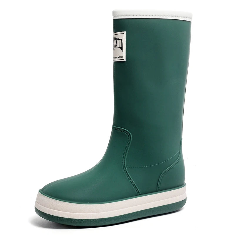 Bottes de Pluie Féminines Étanches et Chaussures Outdoor