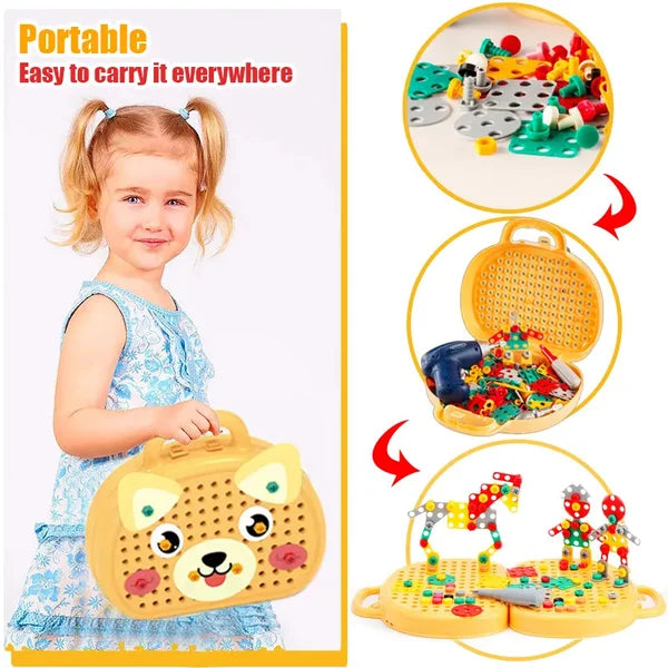 Coffre à Jouets Montessori Magique pour Enfants, Bac à Jouets Éducatif et Créatif 7