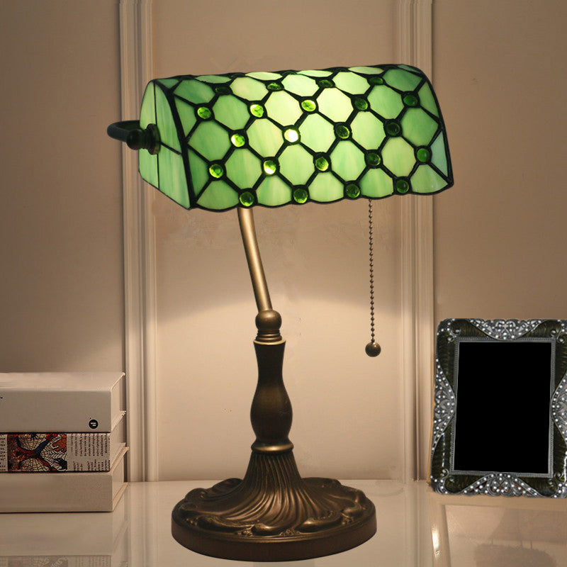 Lampe de Table Rétro en Verre Élégant