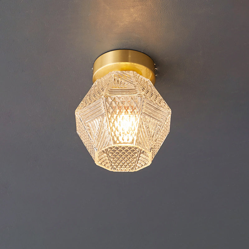 Luminaire Suspendu Chic en Verre et Métal
