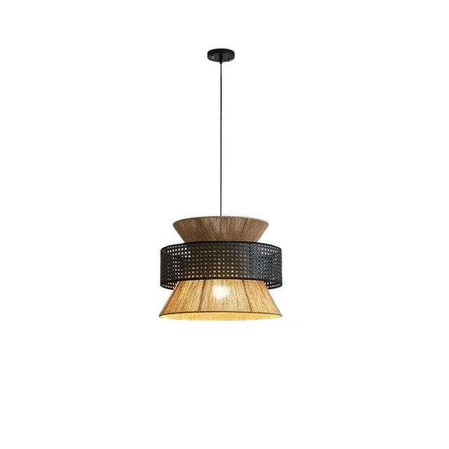 Lampe Suspendue Rustique Chic | Élégance Naturelle et Ambiance Cozy