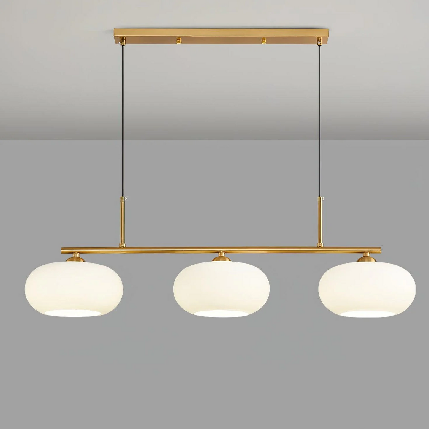 Lampe Suspendue Design Rétro à 3 Bras
