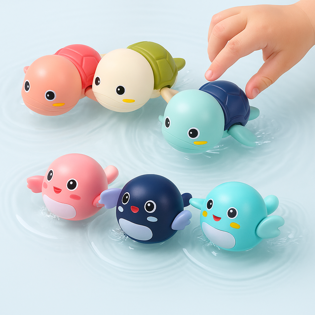 Jouets Baignoire Bébé Animaux Flottants À Remonter