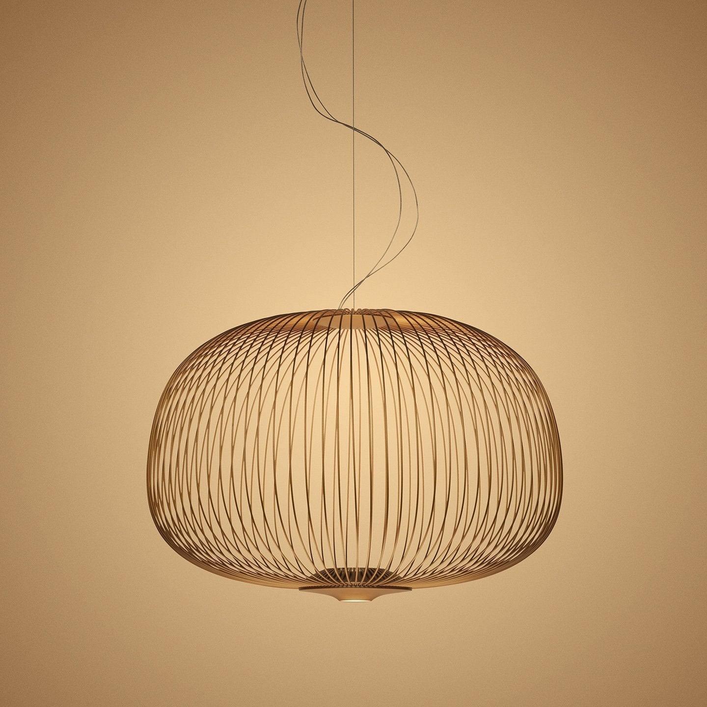 Lampe Suspendue Élégante à Cadre Ouvert