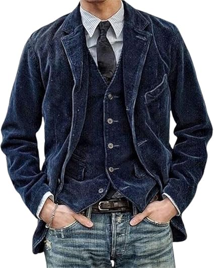 Blazer Classique Doux à Cordon