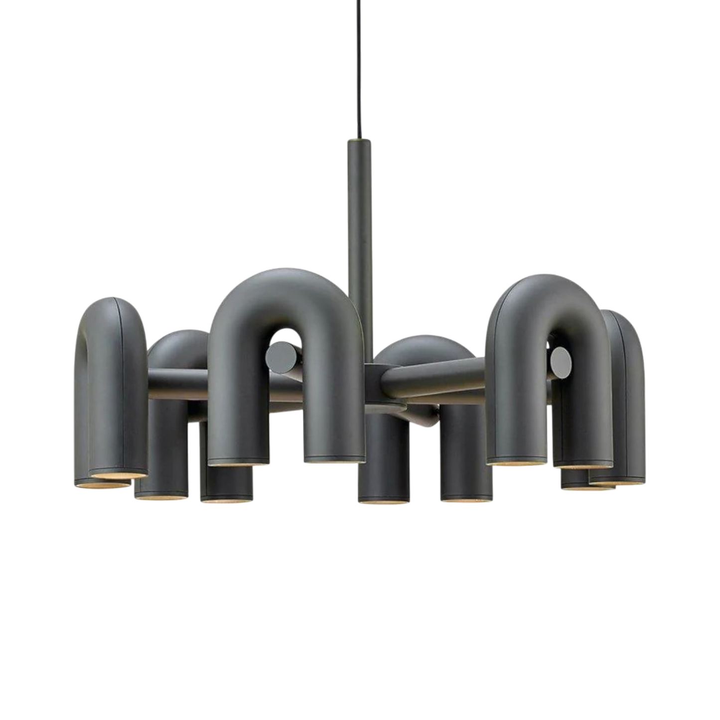 Lustre Design Géométrique Élégant avec LED