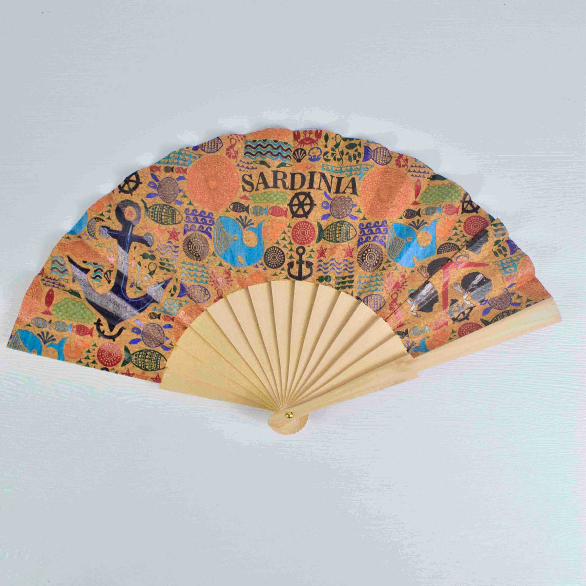 Éventail Artistique Unisexe Portable avec Motifs Culturels Portugais 6