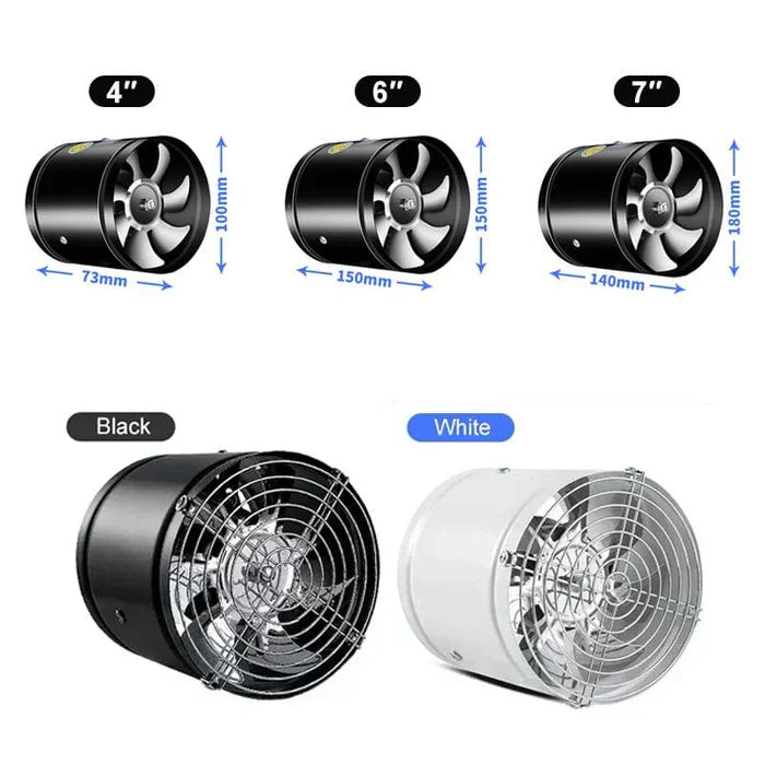 Extracteur D'Air Silencieux Ventilateur Pour Cuisine Efficace 8