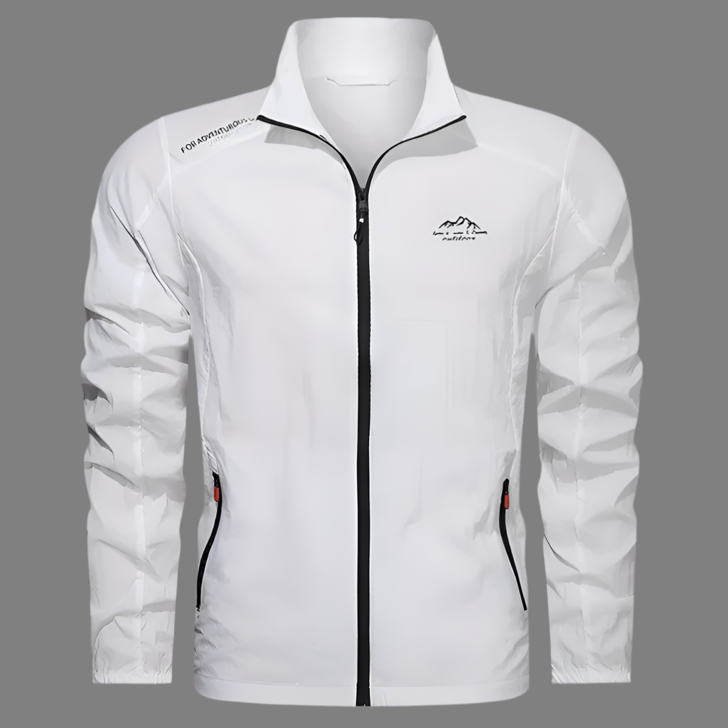 Veste Étanche Sport Homme - Coupe Dynamique et Fonctionnelle