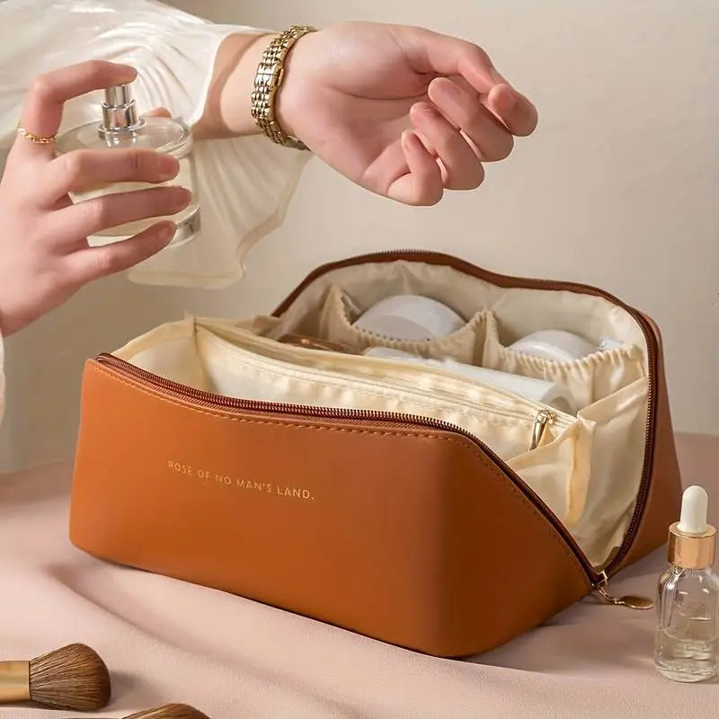 Boîte à Maquillage Grande Capacité | Étui de Voyage Imperméable