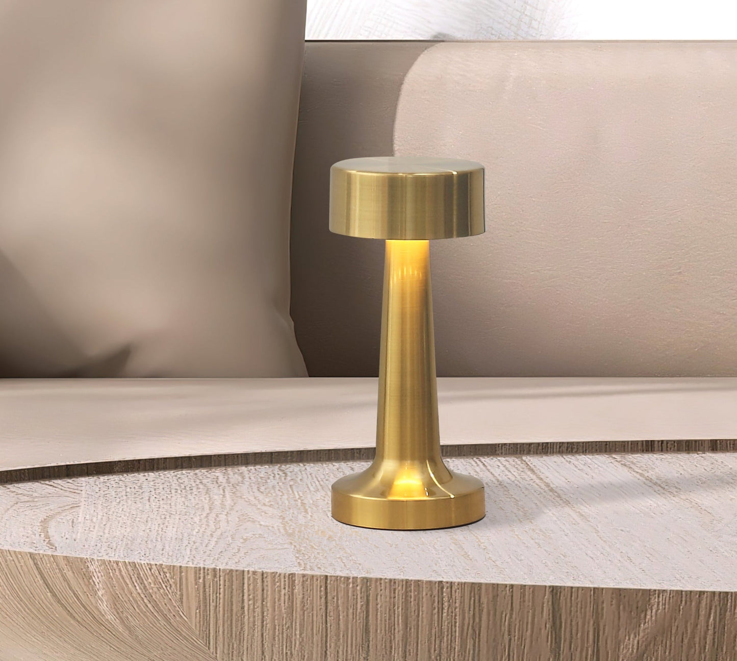 Lampe de Table LED Réchargeable Métal Moderne - BlxckFR