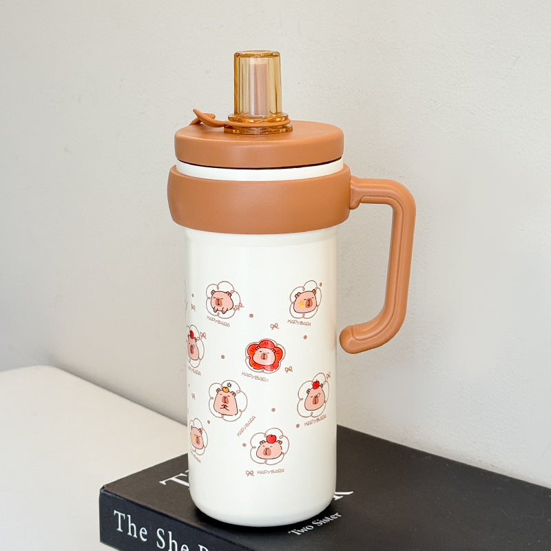 Gourde Isotherme 1L Amusante Avec Poignée De Transport Pour Femme 5