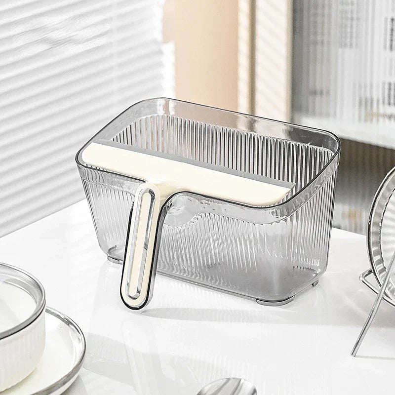 Grattoir à déchets et poubelle 2 en 1 pour cuisine 5