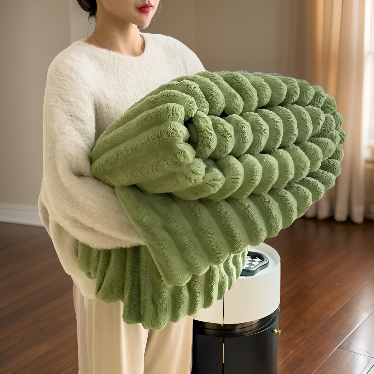 Couverture Chaude et Douce en Laine de Luxe