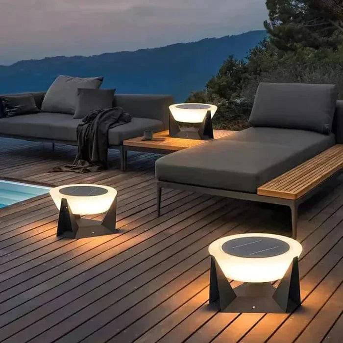 Lampe Extérieure Solaire Élégante – Éclairage LED Économique avec Panneau Photovoltaïque - Foivo