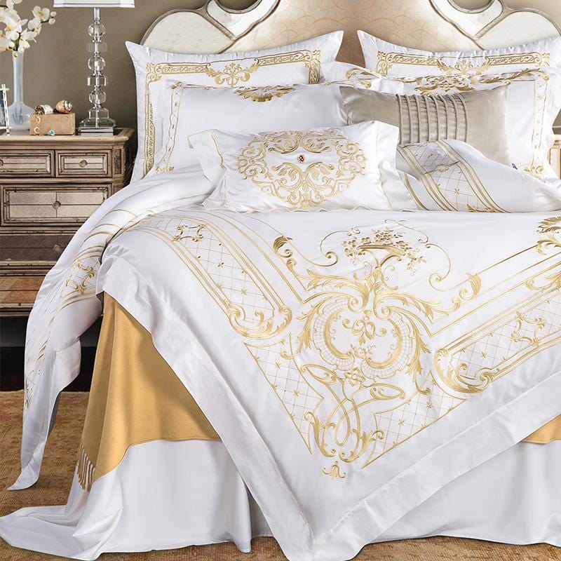 Draps de Luxe Coton Fin pour Chambre Élégante - Foivo