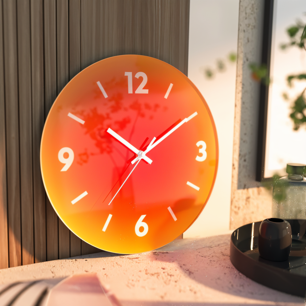 Horloge Murale Design - Cadran Élégant et Silencieux pour Intérieur
