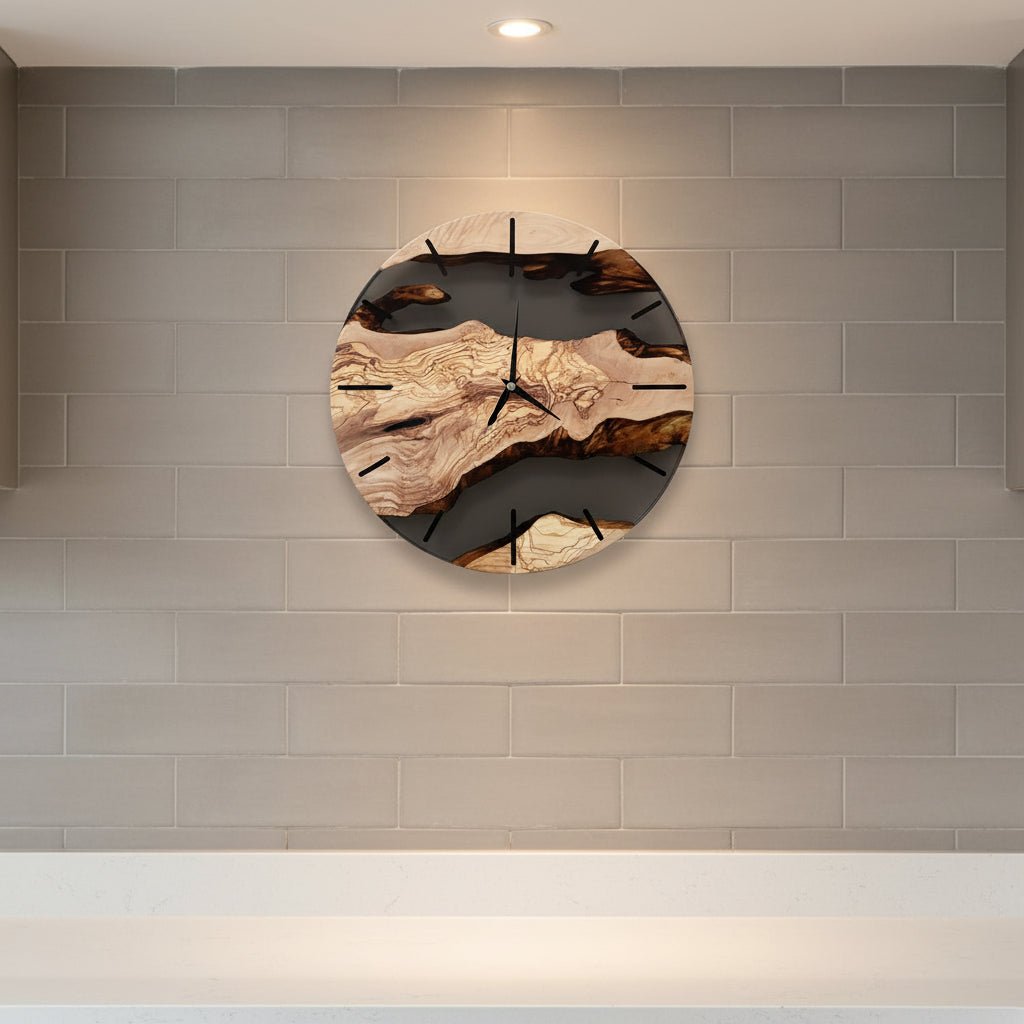 Horloge Murale Nordique en Bois pour Maison et Bureau 5