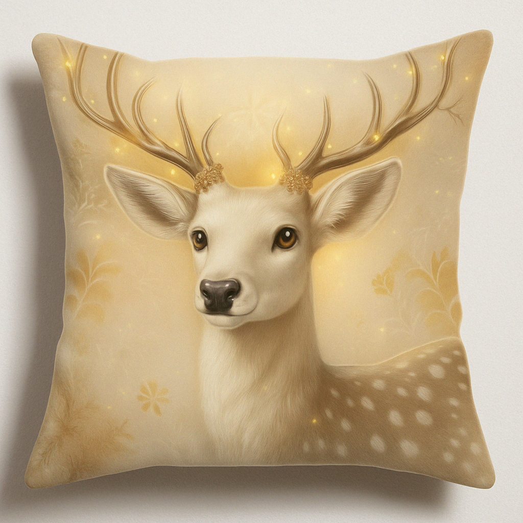 Housses de Coussin Noël Velours Rétro Élégant