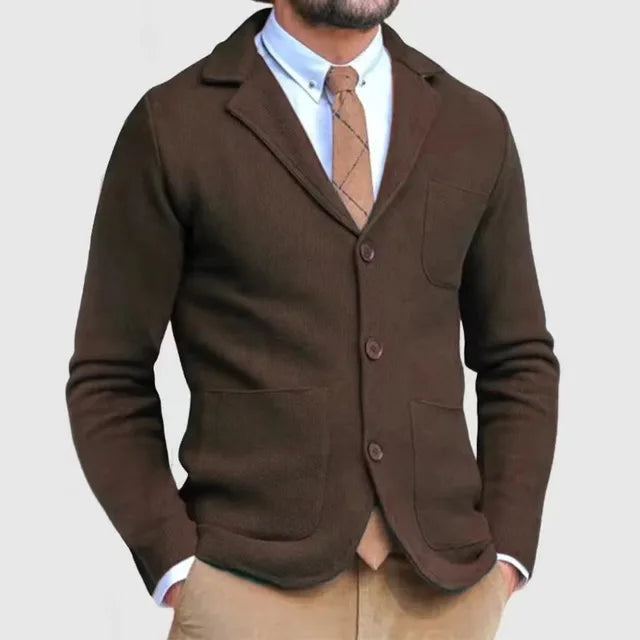 Blazer Homme Élégant Taille Slim Moderne