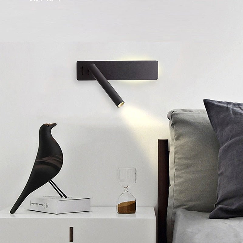 Lampe Murale LED Tête Réglable Moderne Lecture