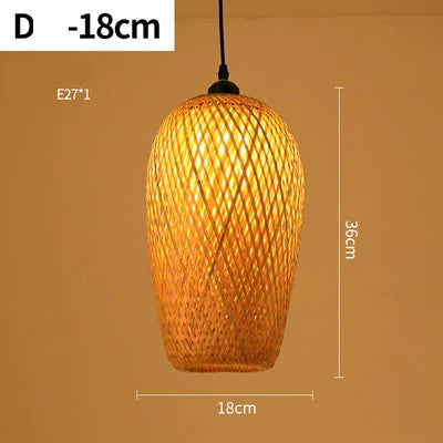 Lampe Pendentif en Rotin Artisanale pour Intérieur Bohème 10