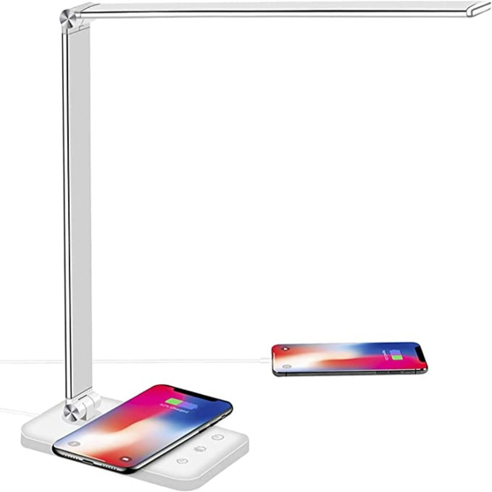 Lampe de Bureau LED Design Moderne avec Port de Chargement USB 5