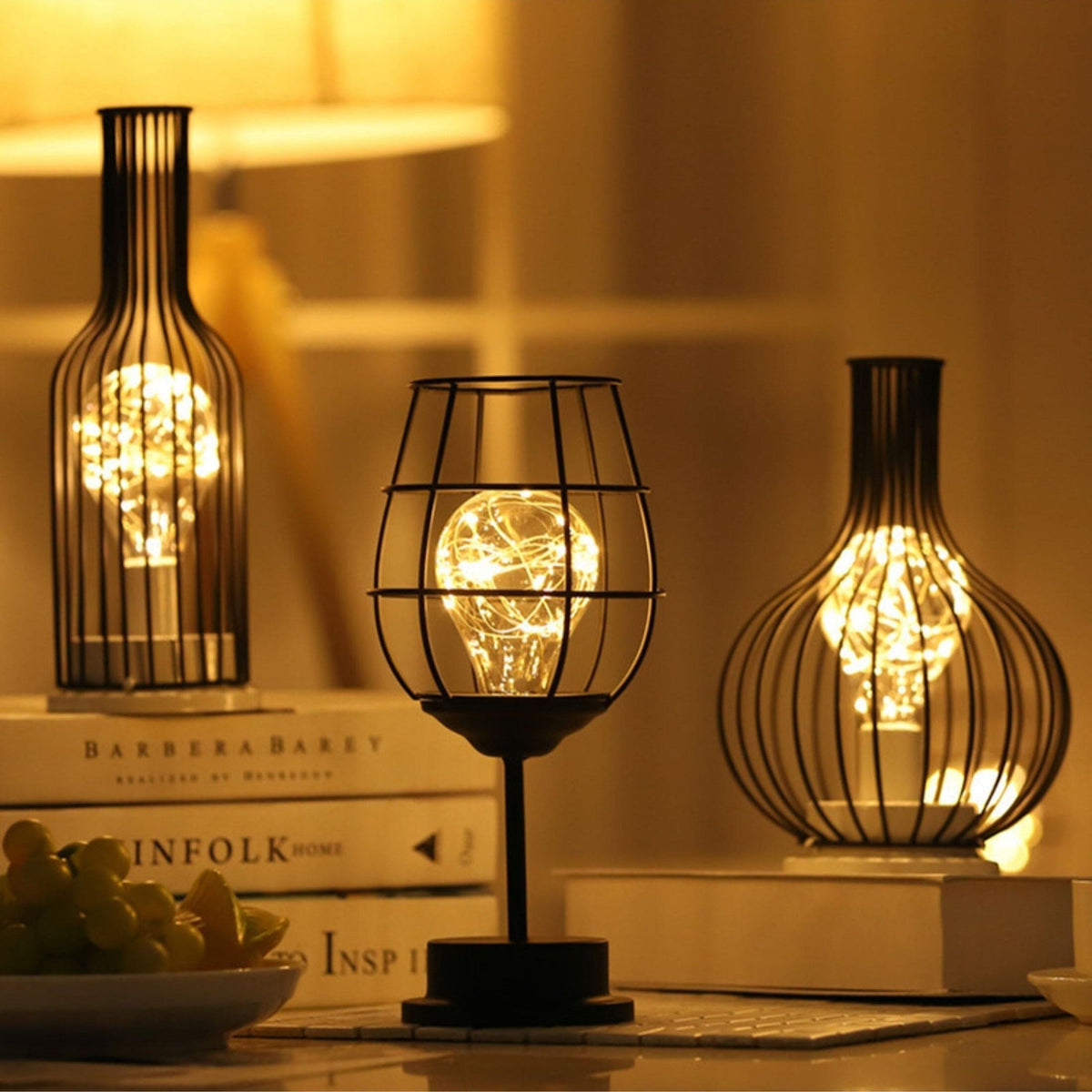 Lampe de Table Moderne Noire 6