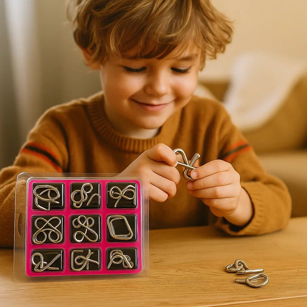 Jeu de Puzzle Métal pour Enfants Intelligent