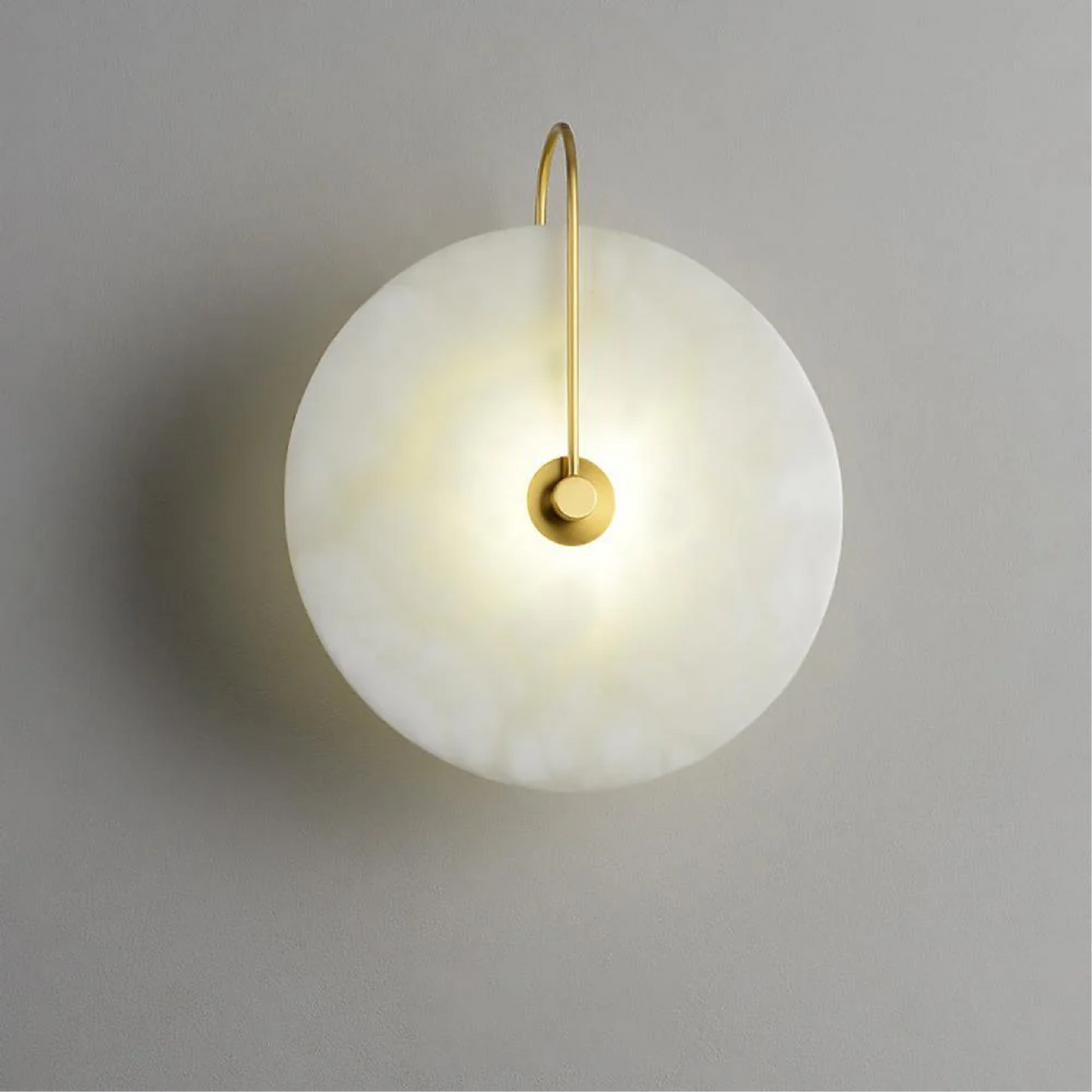Lampe Murale LED en Pierre | Design Épuré et Éclairage Doux