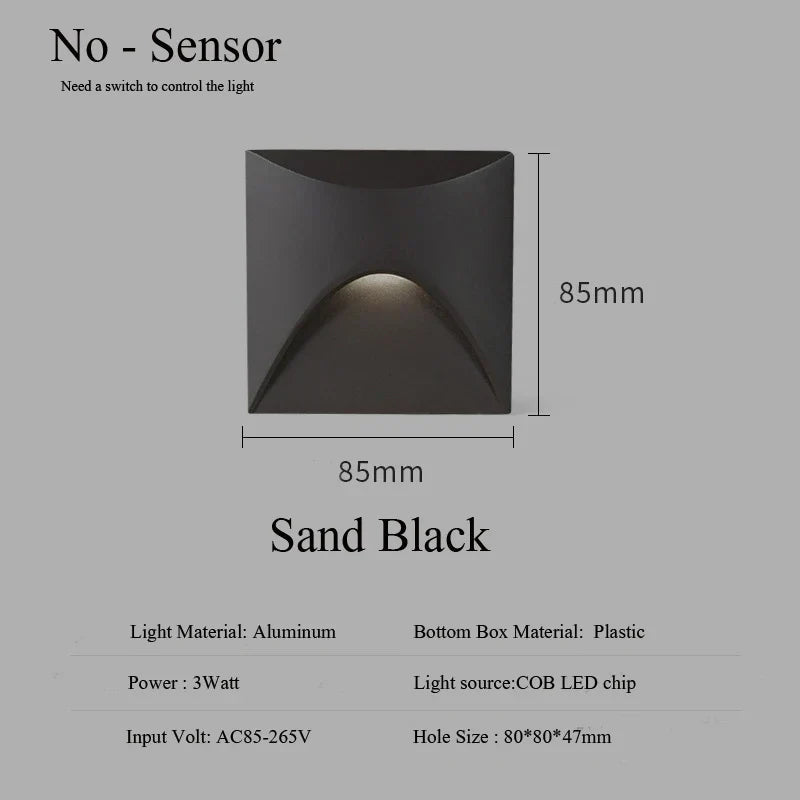 Lampe Murale Étanche LED pour Allées Exterieures