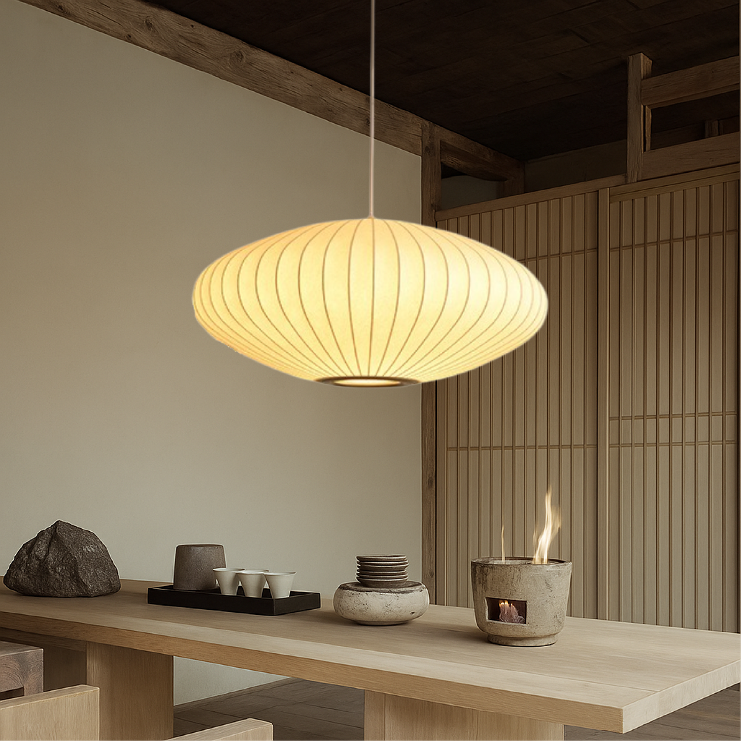 Lampe Luxe en Soie Italien Pour Intérieurs Élégants