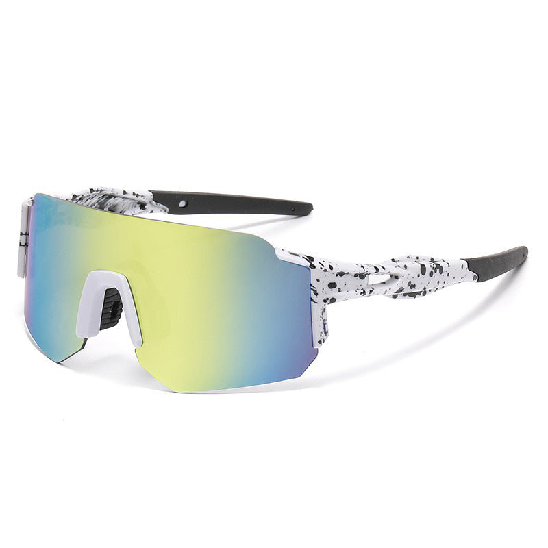 Lunettes de soleil sport unisexes performance avec monture surdimensionnée 11