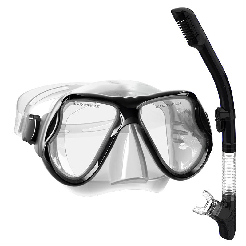 Masque de plongée pour homme et femme avec bord souple et technologie anti-buée 15