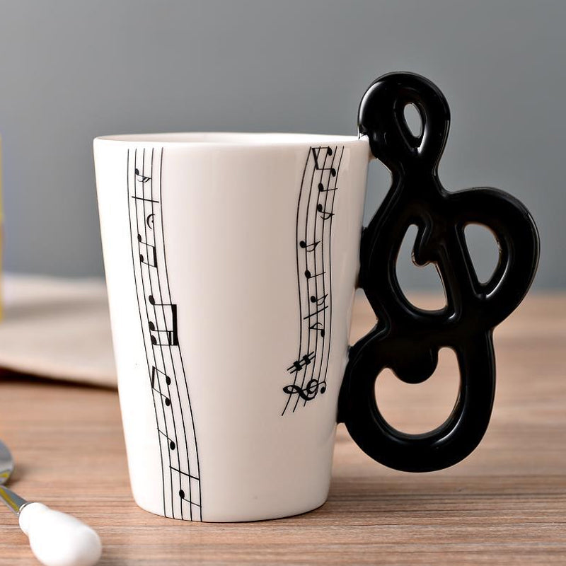 Tasse en Céramique Musicale Élégante