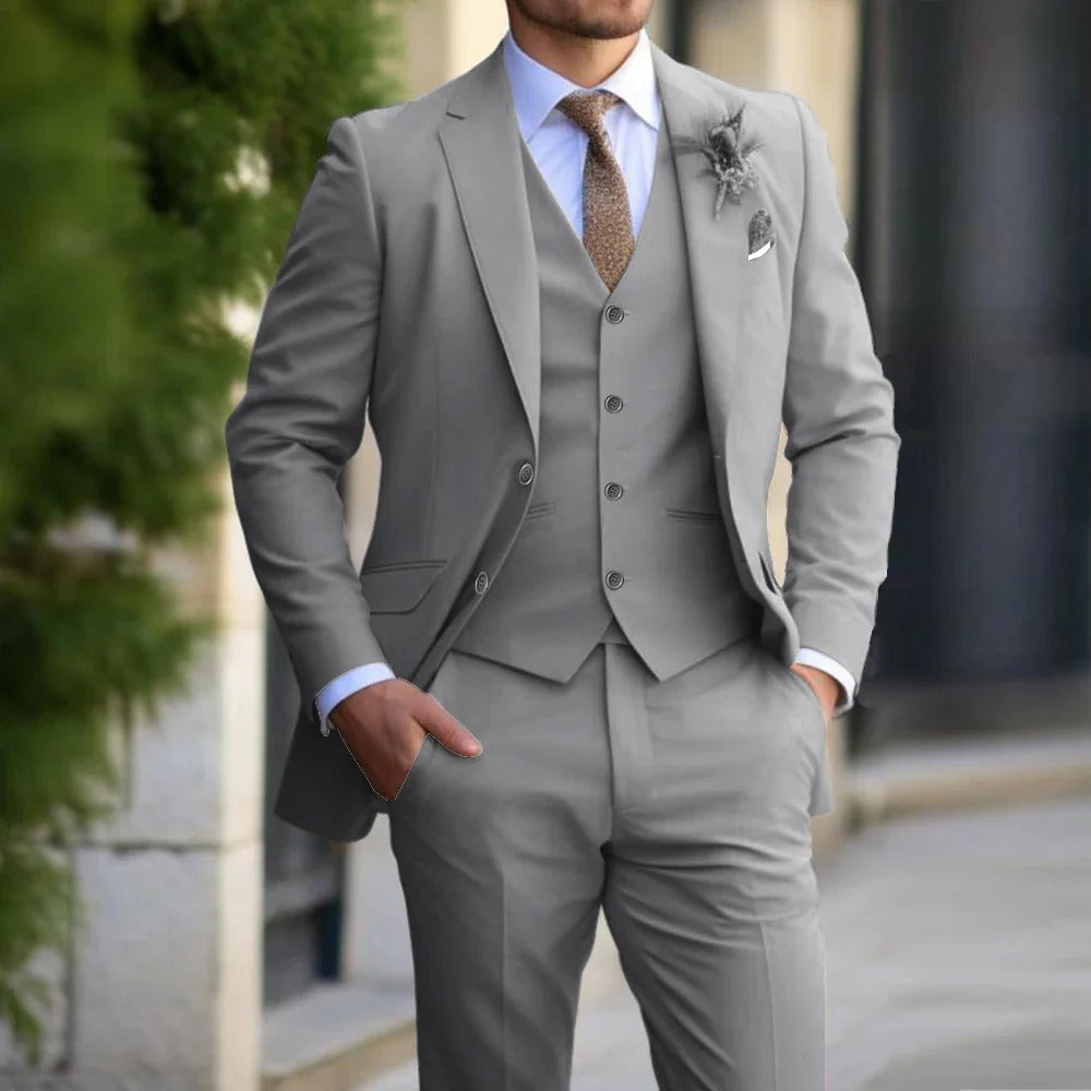 Costume Homme Élégant Slim Fit - Classique et Polyvalent