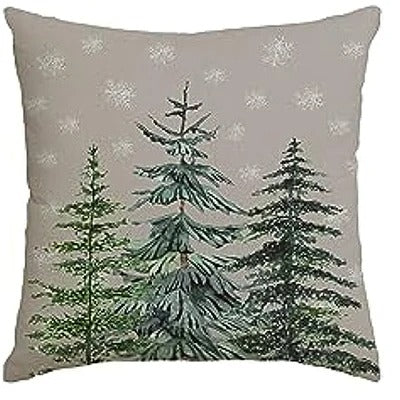 Housse de Coussin de Noël Élégante | Décoration de Fête Chic