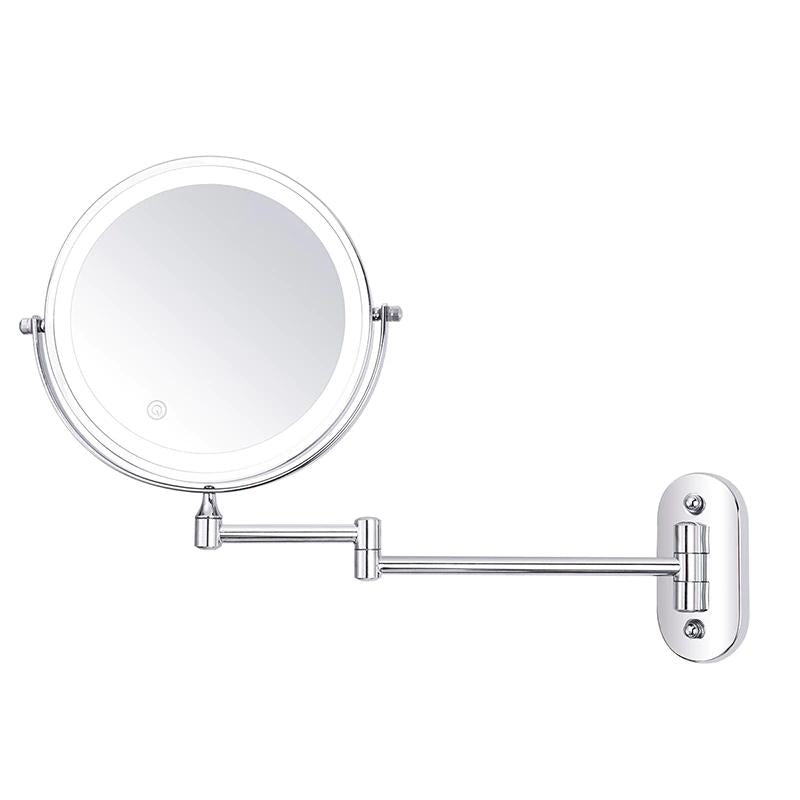 Miroir Coiffeuse Lumineux LED Rechargeable avec Grossissement 5x et 10x pour Maquillage 4