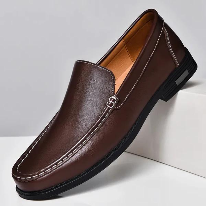 Mocassins pour hommes en cuir italien classique 11