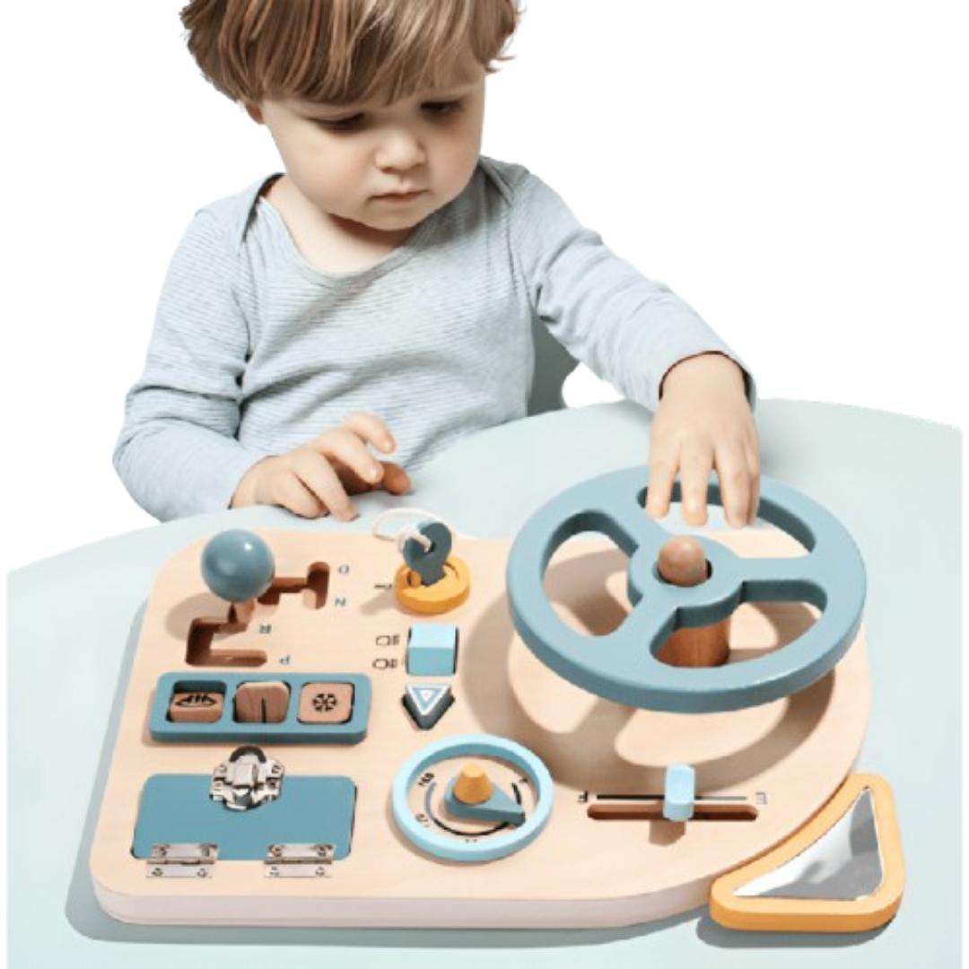 Voiture Éducative En Bois Pour Enfants - BlxckFR