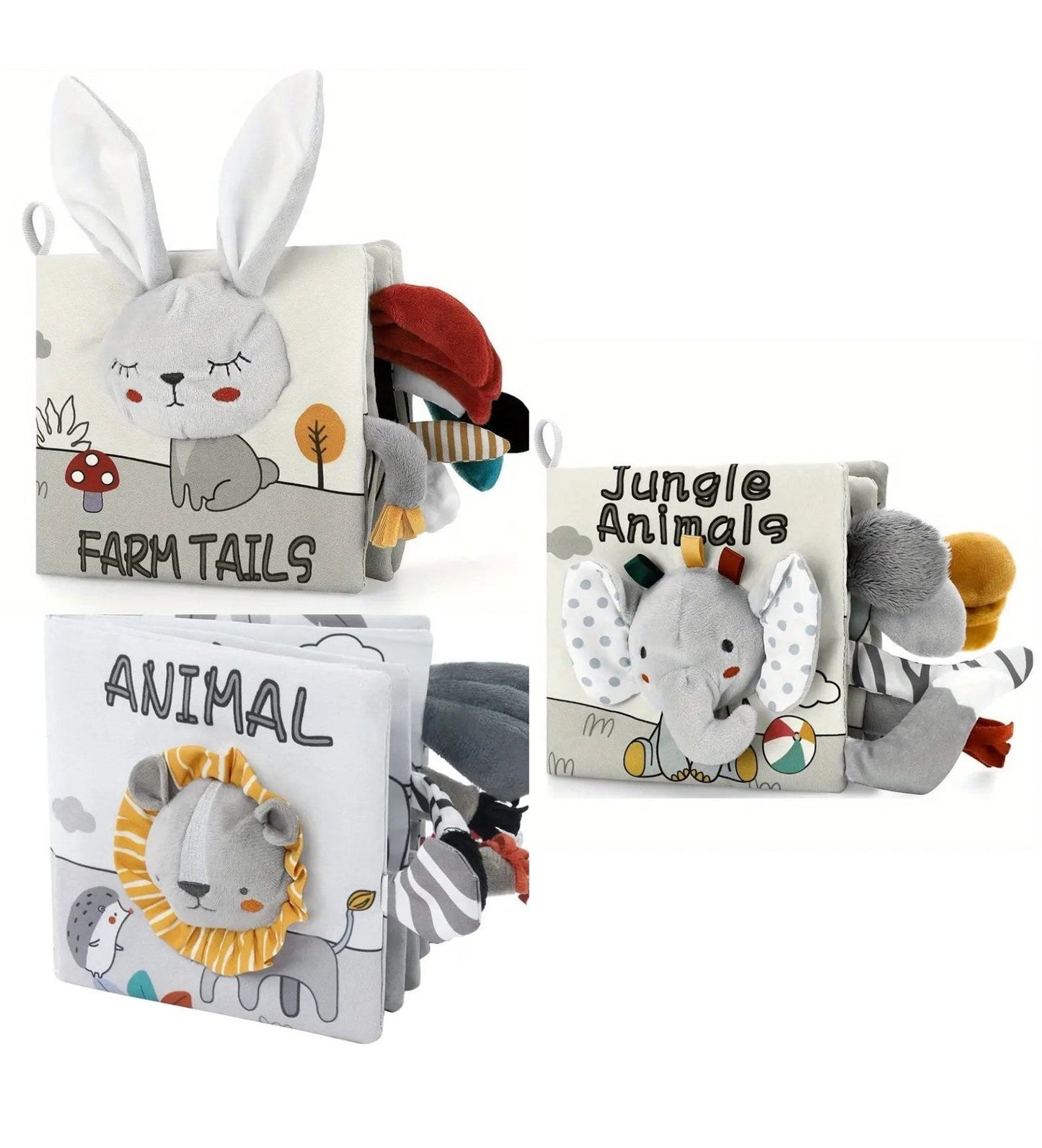 Livre Sensoriel 3D pour Enfants - Textures et Sons Interactifs
