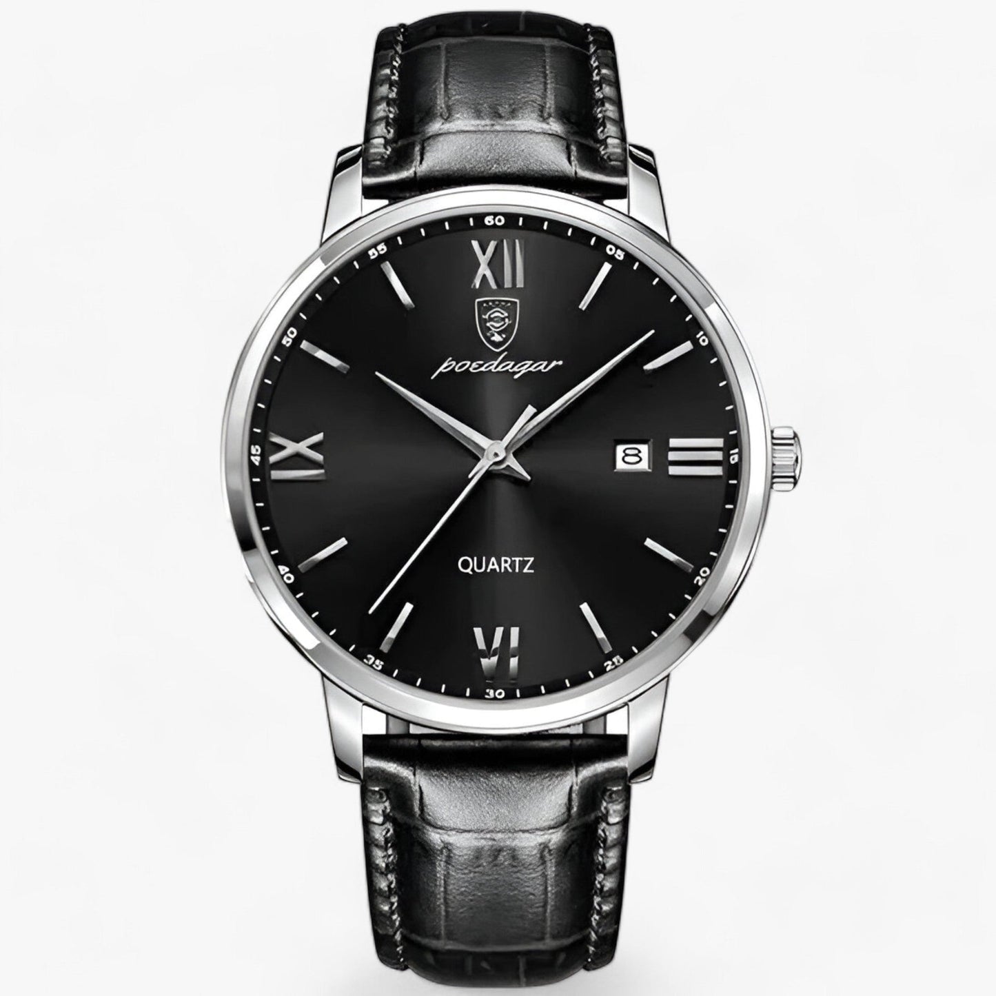 Montre pour Homme Bracelet Cuir Élégant 5