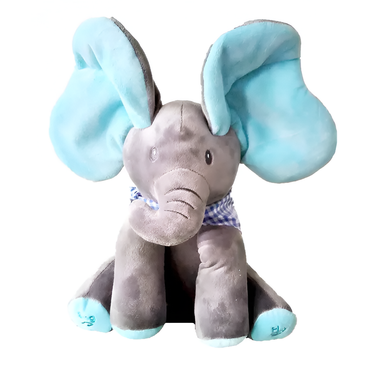 Peluche Éléphant Sonore Jouet Éducatif pour Enfants