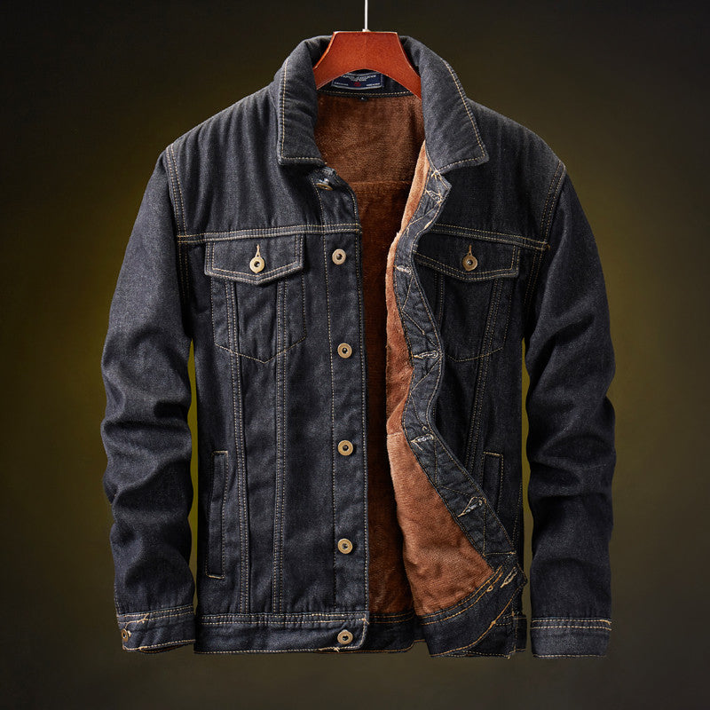 Veste Denim Hiver Douillette pour Homme - Foivo