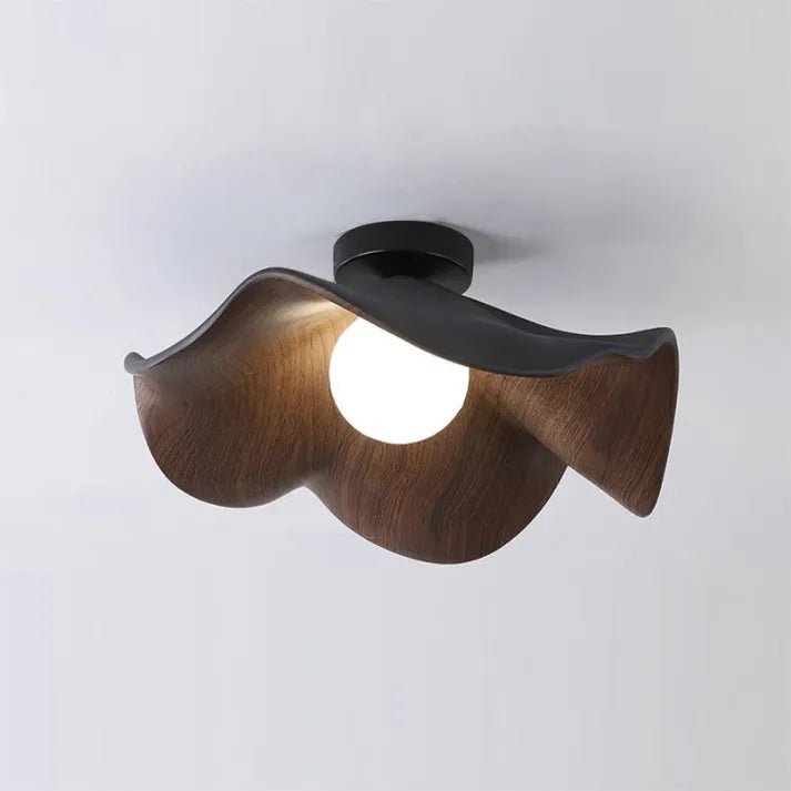 Luminaire Bois Nordique Élégant
