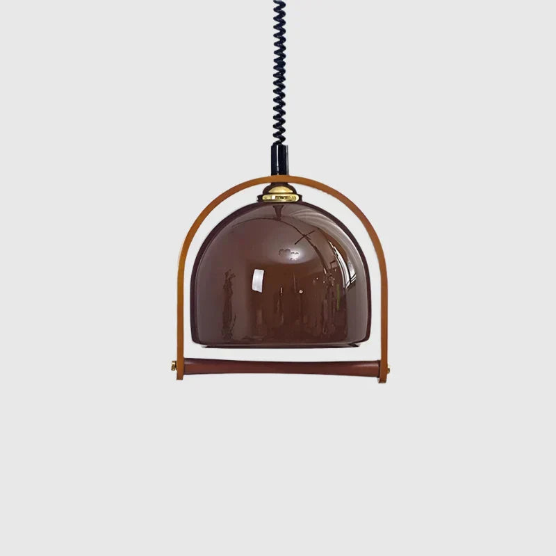 Lampe Suspendue Bois Chic Rétro